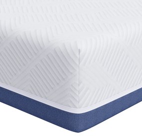 vidaXL Στρώματα Λευκό, Μπλε 200 x 200 cm