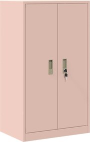 vidaXL Ντουλάπι αποθήκευσης Ροζ 60 x 40 x 90 cm Ατσάλι