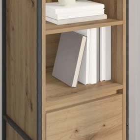 vidaXL Βιβλιοθήκη Artisan Δρυς 43 x 36 x 150.5 εκ Επεξεργασμένο Ξύλο
