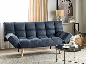 Καναπές κρεβάτι Berwyn 1552, Μπλε, 86x182x79cm, 39 kg, Πόδια: Μέταλλο | Epipla1.gr