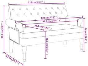 ΠΑΓΚΑΚΙ ΜΕ ΠΛΑΤΗ ΑΝΟΙΧΤΟ ΓΚΡΙ 120 X 62 X 75,5 ΕΚ. ΥΦΑΣΜΑΤΙΝΟΣ 372120