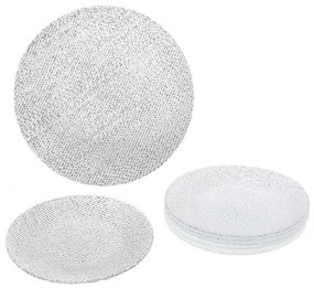 Σετ Πάστας Με Πιατέλα Cotton (7Τμχ) 80.214.35 Clear Cryspo Trio 7 τμχ Γυαλί