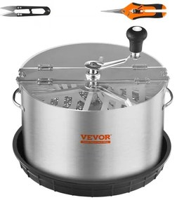 VEVOR Bud Leaf Trimmer, 16 inch Stainless Steel Manual Bud Trimmer Machine, with Clear PET Cover for Visual Cutting, Hand Pruners Included, for Cutting Leaves, Buds, Flowers, Hydroponic Plants