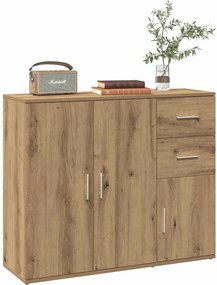 vidaXL Μπουφές από Τεχνητό Δρυς 91x29,5x75 εκ. από Τεχνητό Ξύλο