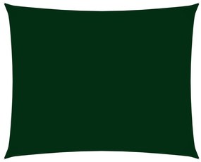 Πανί Σκίασης Ορθογώνιο Σκούρο Πράσινο 5 x 6 μ από Ύφασμα Oxford - Πράσινο