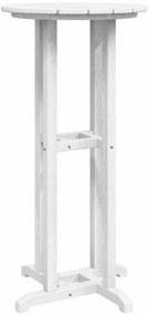 vidaXL Τραπέζι μπαρ Λευκό 55 x 55 x 107 cm Πολυαιθυλένιο