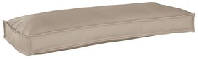 vidaXL Μαξιλάρι παλέτας για πάγκο Taupe 100 x 40 x 8 εκ Ύφασμα Oxford