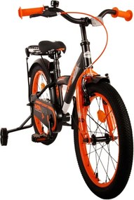 Thombike 18 Inch 24 cm Boys Coaster Brake Black/Orange