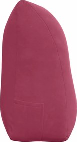 vidaXL Μαξιλάρι Πλάτης Κόκκινο 100 x 50 x 24 cm Βελούδο