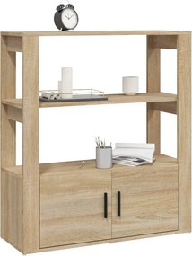 vidaXL Ντουλάπι Sonoma Δρυς 80x30x90 εκ. από Επεξεργασμένο Ξύλο