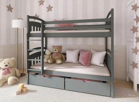 GABI 80x160 graphite bunk bed Lano Furniture