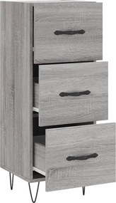 vidaXL Ντουλάπι Γκρι Sonoma 34,5x34x90 εκ. από Επεξεργασμένο Ξύλο