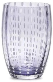 Ποτήρι Νερού Perle PR00110 320ml Lavender Zafferano Glass