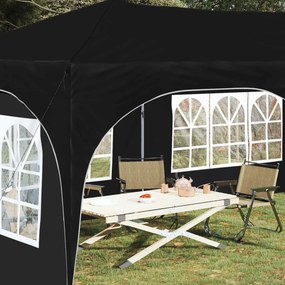 vidaXL Αυτοσχέδιο Μόρφωση 574 x 289 x 245 cm Μαύρο Ύφασμα Όξφορντ