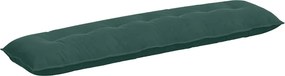 vidaXL Μαξιλάρι Πλάτης Σκούρο Πράσινο 200 x 50 εκ.