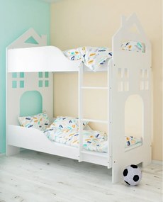 Παιδική Κουκέτα House  White  80x180cm  BC50025B BabyCute (Δώρο τα Στρώματα)