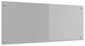 vidaXL Πλακάκι Κουζίνας Ανοιχτό Γκρι 100x40x0,6 εκ. Σκληρυμένο Γυαλί