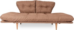 3-Seat Sofa-Bed Nina Daybed - Light Brown GR102 Light Brown