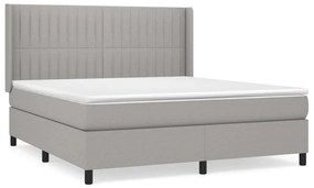 ΚΡΕΒΑΤΙ BOXSPRING ΜΕ ΣΤΡΩΜΑ ΑΝ. ΠΡΑΣΙΝΟ 160X200ΕΚ ΥΦΑΣΜΑΤΙΝΟ 3131601