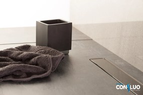 Karag Confluo Frameless Line Nero - Γραμμικό Σιφώνι Δαπέδου - 75 εκ.