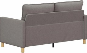 vidaXL Καναπές Taupe Ύφασμα