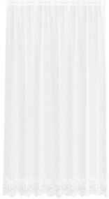 vidaXL Κουρτίνες με κουρτίνες Floral Λευκό 200 x 240 cm Πολυεστέρας