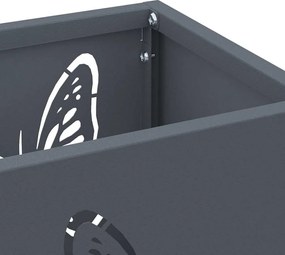 vidaXL Βάση ομπρέλας βροχής Ανθρακί 15,5 x 15,5 x 49 εκ Ατσάλι