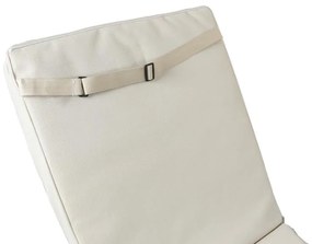 Μαξιλάρι Ξαπλώστρας Vertian Τextilene σε Mπέζ 194x58x10εκ. 194x58x10 εκ.