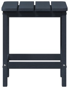 vidaXL Τραπέζι Adirondack Ναυτικό Μπλε 38x38x46 εκ. HDPE
