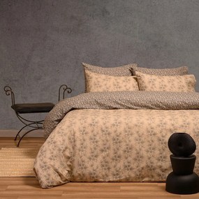 Σεντόνια Naya (Σετ 3τμχ) Grey Melinen Μονό 170x270cm Βαμβάκι-Πολυέστερ