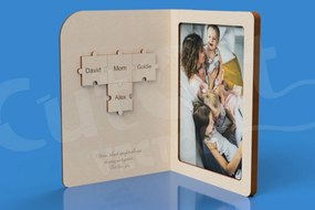 Σετ των 2 Intra απο ξύλο plywood 3mm-4mm πάχος – Πακέτο αρχείων παζλ φωτογραφιών Laser Δίασταση  20x20 cm INTRAFABR-121996399