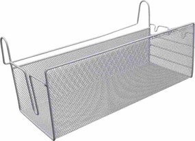 Κρεμαστός Οργανωτής Γραφείου 36x13x16cm Άσπρο ή Μαύρο - Άσπρο