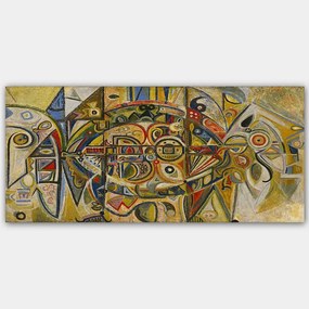 Πίνακας Καμβάς 451ERN1833 120x50cm Multi Wallity Horizontal Ξύλο, Καμβάς