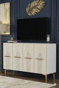 Console Ida 120 - White, Travertine, Gold White
Travertine
Gold
