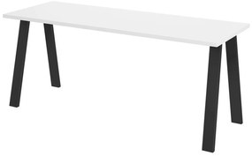 Τραπέζι Tucson 142, Άσπρο, 75x67x185cm, 44 kg, Πλαστικοποιημένη μοριοσανίδα, Μέταλλο | Epipla1.gr