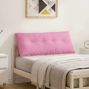 vidaXL Μαξιλάρι Πλάτης Ροζ 120 x 19 x 50 εκ ύφασμα