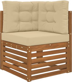 vidaXL Μαξιλάρι Καναπέ Εξωτερικού Χώρου 3 pcs Μπεζ Πολυεστέρας