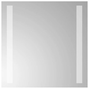 vidaXL Καθρέφτης Μπάνιου με LED 30x30 εκ.