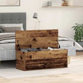 vidaXL Κουτί Αποθήκευσης από Παλιό Ξύλο 90x35x35 εκ.