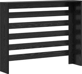 vidaXL Καπάκι Καλοριφέρ Μαύρη Δρυς 104 x 20 x 82 cm Επεξεργασμένο Ξύλο