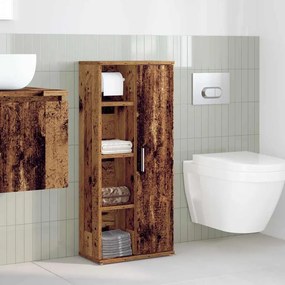 VidaXL Ντουλάπι μπάνιου με θήκη για ρολά 39x22x90 εκ.