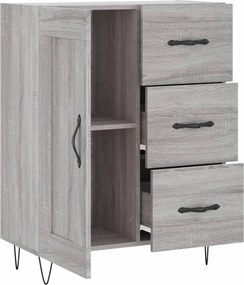 vidaXL Ντουλάπι Γκρι Sonoma 69,5 x 34 x 90 εκ. από Επεξεργασμένο Ξύλο
