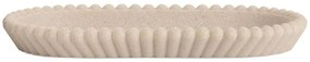 Δίσκος Μπάνιου Stripes AH-BA24512 25x13x2cm Beige Andrea House Πολυρεσίνη