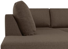 Γωνιακός Καναπές Scandinavian Choice C154, Καφέ, Μαύρο, 254x194x82cm, Πόδια: Πλαστική ύλη | Epipla1.gr
