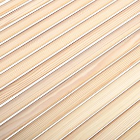 vidaXL Πορτάκι με Περσίδες 99,3x39,4 εκ. από Μασίφ Ξύλο Πεύκου