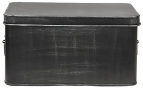 LABEL51 Κουτί Αποθήκευσης Media Χρώμα Αντικέ Μαύρο 35 x 27 x 18 εκ. XL