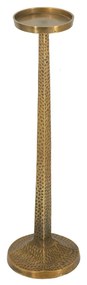 Artekko Nail Κηροπηγιο Μεταλλικό Χρυσό (18.4x18.4x63.5)cm Artekko 86862