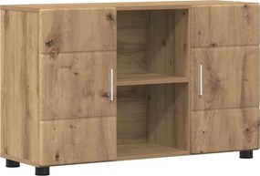 vidaXL Πλαϊνό γραφείο FLORIN 88,5 x 30,5 x 55,5 εκ Artisan Oak