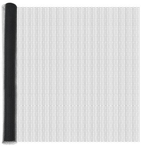 vidaXL Γκρι Περίφραξη 1.6x10 μ Ατσάλι