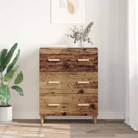 vidaXL Πλαϊνό γραφείο Παλαιό ξύλο 34 x 69.5 x 90 εκ Επεξεργασμένο ξύλο